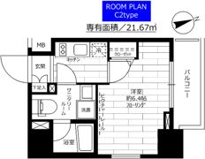 ステージグランデ東池袋駅前の間取り画像