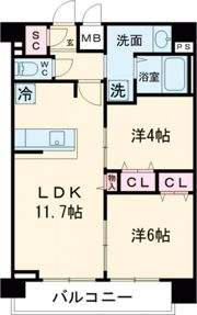 CREST TAPP十条の間取り画像