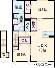 ローレルヒルズ富雄の間取り画像