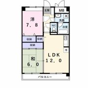 リバーサイドWillowの間取り画像