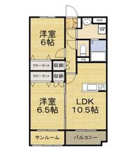 ドリームカサコウの間取り画像