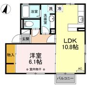 ブレジオ南 Bの間取り画像