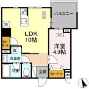 ヴィラ トルチュ東刈谷の間取り画像