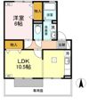 シャルマン笹沖 B棟の間取り画像