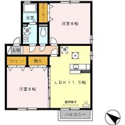 アムール B棟の間取り画像