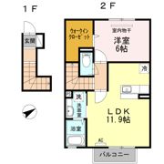 ディアス下伊敷の間取り画像