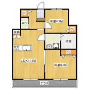 Fortuna B （平野）（フォルトゥーナ ビー）の間取り画像