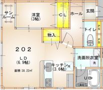 ウインドソングIIIの間取り画像
