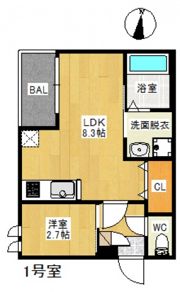 REGALEST ビリオンの間取り画像