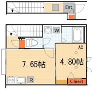 エスタシオン長崎の間取り画像