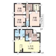 クレール戸建の間取り画像