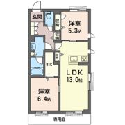 シャノワールの間取り画像