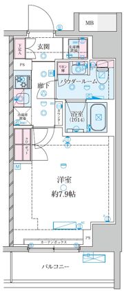 GENOVIA平塚Ⅲの間取り画像