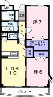 フラッツ・アイⅡの間取り画像
