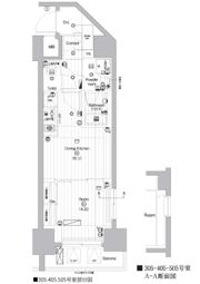 PREMIUM CUBE 亀戸の間取り画像