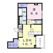 石原町アパート（025256001）の間取り画像