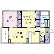 石原町アパート（025256001）の間取り画像
