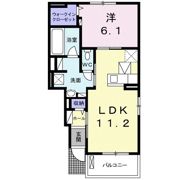 サンリッチⅠ Aの間取り画像