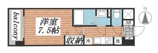 メゾン・ド・ヴィレ千葉中央の間取り画像