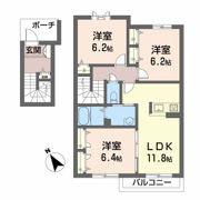 シャーメゾン エンジェルの間取り画像