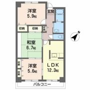 パルティール小柴の間取り画像