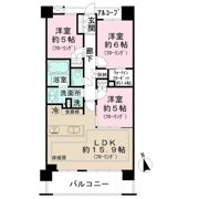 ローレルコート国立の間取り画像