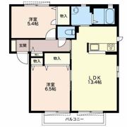 ミラソル ドゥーエ Aの間取り画像