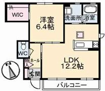 シャーメゾン フルリールの間取り画像