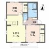 シャーメゾンふじ Ⅰ棟の間取り画像