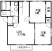 K'sホームBの間取り画像