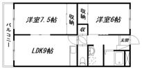 ハーモニー和合Ⅰの間取り画像