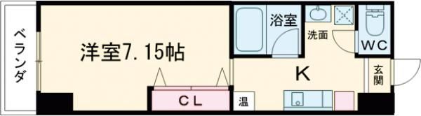 明日香大分駅南の間取り画像