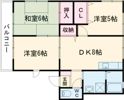 サンハイム横枕の間取り画像