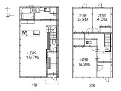 グランメゾンクレスト三吉Ⅰの間取り画像