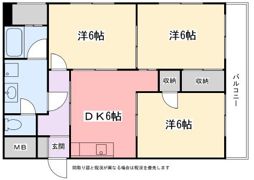 高岡中村コーポⅠの間取り画像