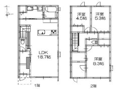 グランメゾンクレスト三吉Ⅰの間取り画像