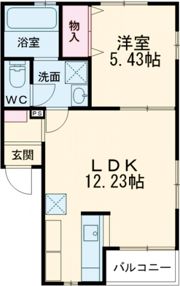 コンフォートホークの間取り画像