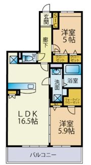 (仮称)プレア次郎丸 C棟の間取り画像