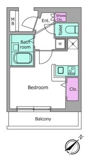 ビエラコート都立大学の間取り画像