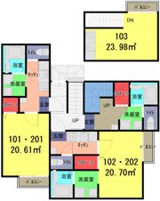 シラソル南鳩ヶ谷の間取り画像