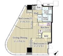 MY TOWER RESIDENCEの間取り画像