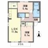 ミオ パラッツオ Aの間取り画像