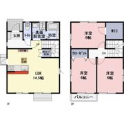 ヒシダビル様戸建賃貸住宅B棟の間取り画像