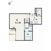 Jack mikawaanjohigashiⅠの間取り画像