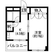 リバーサイド松戸の間取り画像