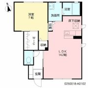 パーク神宮西の間取り画像