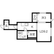 メリディアン国見2丁目の間取り画像