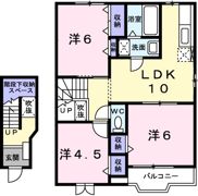 シティアークⅡの間取り画像