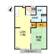 ハイツわたなべの間取り画像