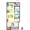 ルヴィータ剣町の間取り画像